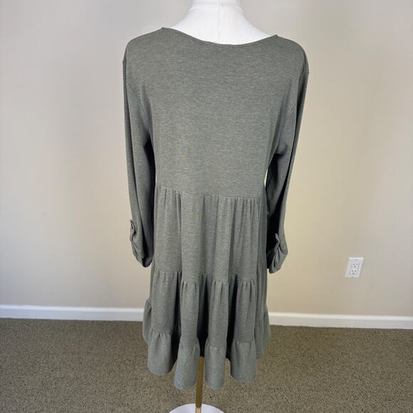 Altard State Tiered V Neck Mini Dress US Women's S - Picture 5 of 8